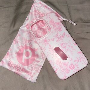 iPhone 14 Pro Max Pink Toile Case